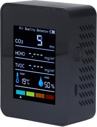 Ejoyous CO2 mérő légtisztaság monitor TVOC HCHO hőmérséklet páratartalom detektor 4