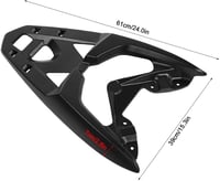 Ejoyous Hátsó Csomagtartó Rack NMAX 125/155 Robogóhoz - Könnyű Felszerelés, 15kg Teherbírás, Tartós Alumínium Ötvözet, 60x40x8cm 8