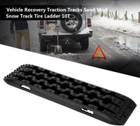 Ejoyous Offroad tapadó mentő talp 2 db fekete kerékgrip lap 4x4 autóhoz, teherautóhoz és lakókocsihoz homokhoz hóhoz 5
