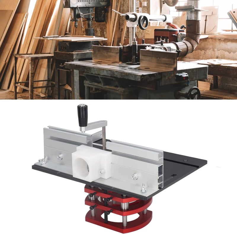 Ejoyous Router Lift asztalos emelő 64-66mm fekete