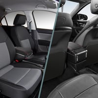 Ejoyous Univerzálna autolakťová opierka čierna s dvojvrstvovým úložným boxom, široká konzola pre nákladné a osobné automobily 6
