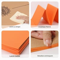 Saltea de Yoga Pliabilă EKE cu Plută – Ușoară, Portabilă, Ideală pentru Călătorii, pentru Yoga, Pilates, Fitness, cu Husă din Pânză Inclusă 3