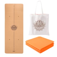 Saltea de Yoga Pliabilă EKE cu Plută – Ușoară, Portabilă, Ideală pentru Călătorii, pentru Yoga, Pilates, Fitness, cu Husă din Pânză Inclusă 1