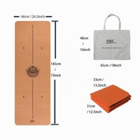 Saltea de Yoga Pliabilă EKE cu Plută – Ușoară, Portabilă, Ideală pentru Călătorii, pentru Yoga, Pilates, Fitness, cu Husă din Pânză Inclusă 2