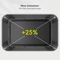 Senzorový odpadkový kôš EKO, 80 litrov, s automatickým otváraním veka, funkciou Soft-Close, antikorová úprava odolná proti odtlačkom prstov, s držiakom vreca a funkciou Stay-Open 7