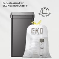 EKO 80-litrový senzorový odpadkový kôš s automatickým otváraním veka, funkciou Soft-Close, nerezová oceľ odolná voči odtlačkom prstov, s držiakom na vrece, funkciou Stay-Open, farba gunmetal 8