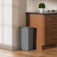 EKO Morandi 30 l recyklačný kôš s dotykovým vekom, štíhly plastový kôš na triedený odpad s označením, ľahko čistiteľný do domácnosti a kancelárie 2