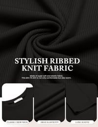 Ekouaer hosszú ujjú női alaplayer szett 3 db meleg termal felső slim fit M-es méret 5