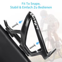 Držiak na fľašu na bicykel Elalove pre fľaše 0,5-1,1 l - čierny - 2 ks 3