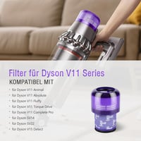 Elalove porszívó szűrő V11 V15 SV14 SV17 SV22 csere filter tisztító kefével 2