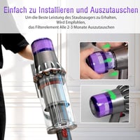 Elalove porszívó szűrő V11 V15 SV14 SV17 SV22 csere filter tisztító kefével 5