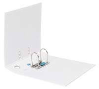 Zakladač Elba Strong Line A4, šírka chrbta 80 mm, biela farba, s pevnou pákovou mechanikou 1
