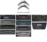 ELEC-AUTO Bluetooth Interfész - USB MP3 AUX Adapter Peugeot és Citroen Autókhoz ISO Csatlakozóval | Kihangosító | Töltő | Jack Csatlakozó |  5