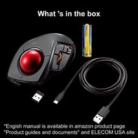 ELECOM DEFT PRO Trackball egér vezetékes/vezeték nélküli/Bluetooth gamer fekete 9