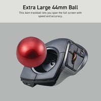 ELECOM DEFT PRO Trackball egér vezetékes/vezeték nélküli/Bluetooth gamer fekete 4
