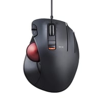 Ergonomski trackball miš ELECOM EX-G, žičani, 5 tipki, crvena kuglica 1