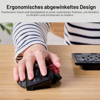 Trackball myš ELECOM EX-G Pro, ovládanie palcom, Bluetooth, 2,4 GHz bezdrôtové pripojenie a USB, pripojenie k 3 zariadeniam, PC/Mac/Windows/macOS, M-XPT1MRXBK 2