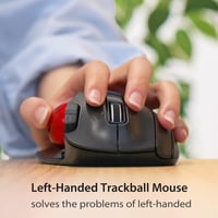 ELECOM EX-G Trackball egér balkezes vezeték nélküli 2.4GHz hüvelykujj vezérlés 2