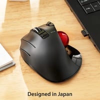 ELECOM EX-G Trackball egér balkezes vezeték nélküli 2.4GHz hüvelykujj vezérlés 8