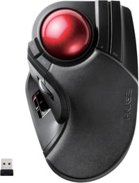 Elecom HUGE Wireless Trackball Egér 52mm Piros Golyó 8 Gomb PC Mac 1