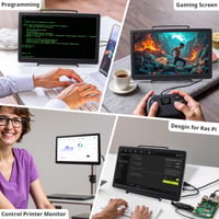 ELECROW 10,1" Full HD prenosný monitor pre Raspberry Pi a herné konzoly 2