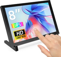 ELECROW 8 Colos Érintőképernyős Monitor 1280×800 HD Felbontással - Kompatibilis Raspberry Pi 5/4/3/2/Zero, Windows 11/10 és Jetson Nano Eszk 1