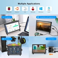 ELECROW 8 Colos Érintőképernyős Monitor 1280×800 HD Felbontással - Kompatibilis Raspberry Pi 5/4/3/2/Zero, Windows 11/10 és Jetson Nano Eszk 3