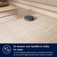 Robotický vysávač a mop Electrolux Hygienic 600 ER61UW1DB, WiFi, farba Denim Blue Solid, používaný stav 5