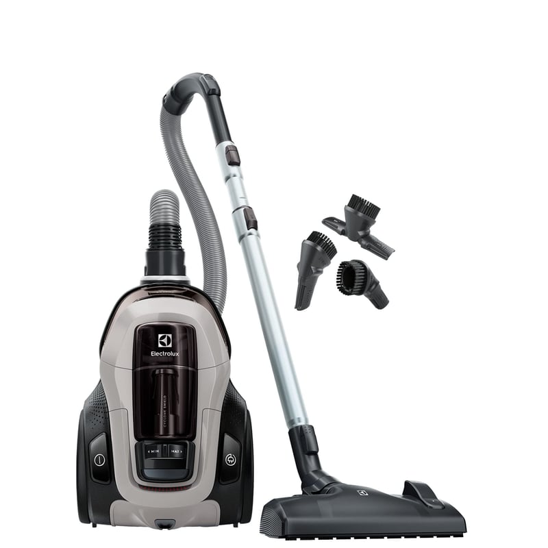 Bezvreckový vysávač Electrolux Pure C9 PC91-4MG, 700 W, 1,6-litrový, minerálna sivá, 7 stupňov filtrácie, hermetický systém Pureflow