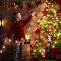 Sunshine Smile LED vianočná dekorácia v tvare jeleňa, na batérie, 2 m, 20 LED, teplá biela, vnútorná a vonkajšia svetelná reťaz 4