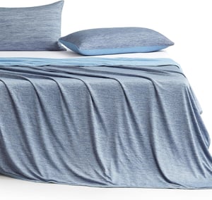 Elegear Arc-Chill 3.0 Samohladna ljetna deka 200x220 cm, obostrani pokrivač od mikrovlakana s efektom hlađenja za odrasle i djecu, plava