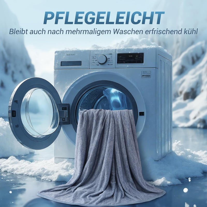 Elegear 2in1 mikrofibra hűtőtakaró kék 200x150cm - puha, kétoldalas takaró felnőtteknek és gyerekeknek