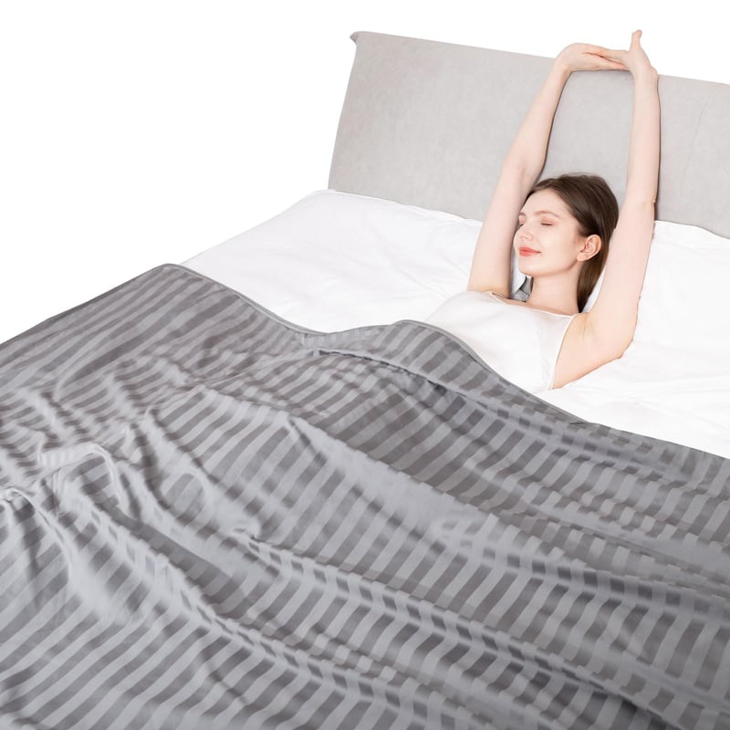 Chladiaca deka Elegear Arc-Chill 3.0 – Japonské chladiace vlákna Q-Max > 0,5, obojstranná samochladiaca letná deka, antialergická, priedušná, 150x200 cm