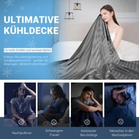 Chladiaca deka Elegear Arc-Chill 3.0 – Japonské chladiace vlákna Q-Max > 0,5, obojstranná samochladiaca letná deka, antialergická, priedušná, 150x200 cm 6