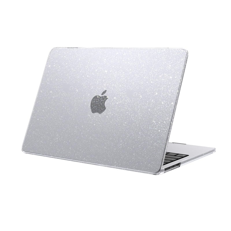Ochranné tvrdé puzdro na 13-palcový MacBook Pro M2 M1 (A2338, A2251, A2289, A2159, A1989, A1708, A1706), modely 2016-2022, trblietavé priehľadné