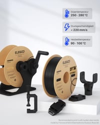 3D tlačová struna ELEGOO ABS 1,75 mm - červená - 1 kg 6