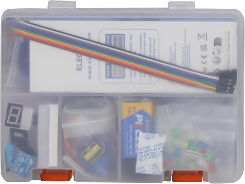 ELEGOO Advanced Starter Kit Arduino IDE kompatibilis kezdőknek tanulási projektekhez