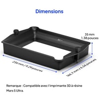 Rezervor de rășină metalic ELEGOO Mars 5 Ultra preinstalat cu folie FEP 6