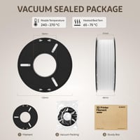 ELEGOO PETG PRO filament 1,75 mm, modrý, 1 kg, vysoko presný materiál pre 3D tlač, rozmerová presnosť +/- 0,02 mm, kartónová cievka 6