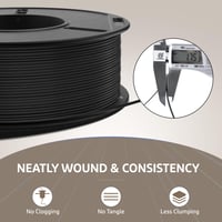 ELEGOO PETG PRO filament 1,75 mm, modrý, 1 kg, vysoko presný materiál pre 3D tlač, rozmerová presnosť +/- 0,02 mm, kartónová cievka 5