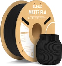 ELEGOO PLA Matte Black 3D nyomtató filament 1kg 1,75mm 1