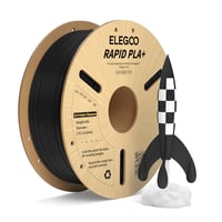 ELEGOO Rapid PLA+ 3D nyomtatószál 1,75 mm - fekete - 1 kg 1