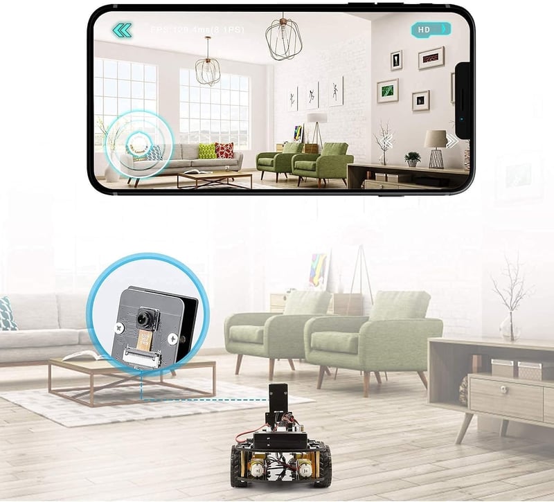 ELEGOO Smart Robot Car Kit V3.0 UNO okosautó szett szenzorral és appvezérléssel