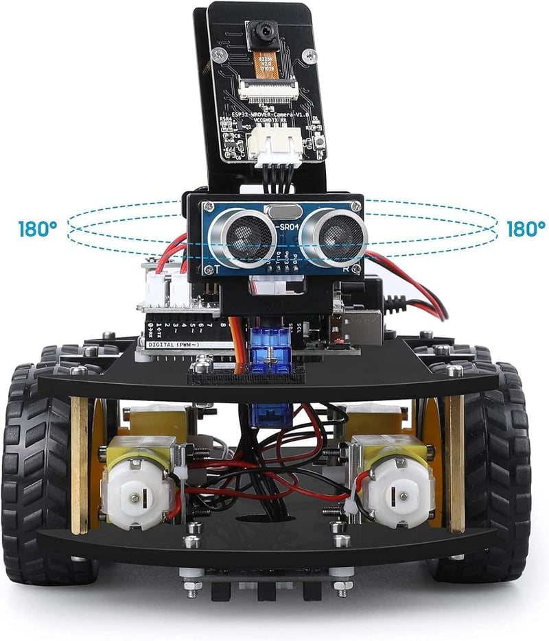 ELEGOO Smart Robot Car Kit V3.0 UNO okosautó szett szenzorral és appvezérléssel