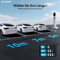 ELEGRP Type 2 elektromos autó töltőkábel 11 kW 10 m Mode 3 6