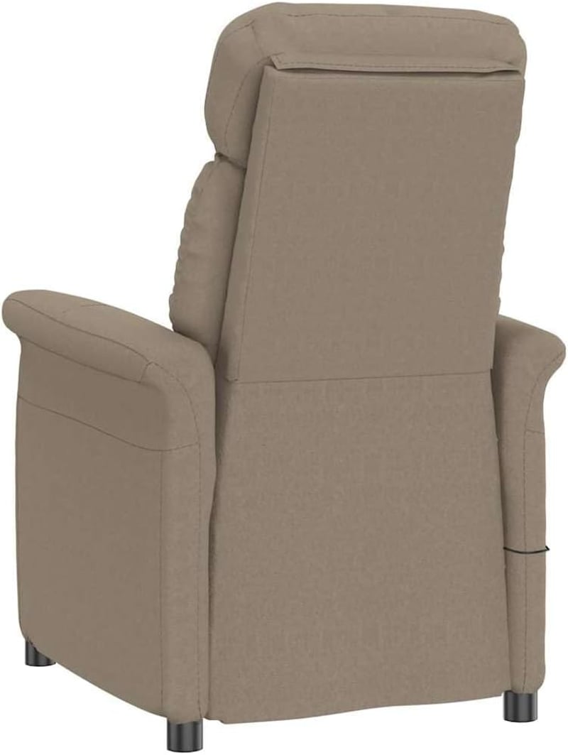 Elektromos masszázs fotel párnával taupe 70,5x96,5x95cm