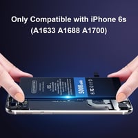 ElephantStory iPhone 6s Akkumulátor 5000 mAh Nagy Kapacitású Csereakku Javítókészlettel - Túltöltés Elleni Védelemmel, 800+ Töltési Ciklus 2