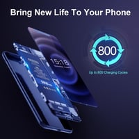 ElephantStory iPhone 6s Akkumulátor 5000 mAh Nagy Kapacitású Csereakku Javítókészlettel - Túltöltés Elleni Védelemmel, 800+ Töltési Ciklus 6