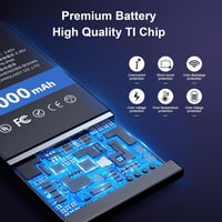 ElephantStory iPhone 6s Akkumulátor 5000 mAh Nagy Kapacitású Csereakku Javítókészlettel - Túltöltés Elleni Védelemmel, 800+ Töltési Ciklus 7