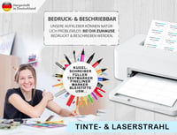 ELES VIDA Etikety 70x36 mm, 2400 ks samolepiacich prepravných štítkov, 100 listov A4, pre atramentové a laserové tlačiarne, biele nálepky na balíky 5